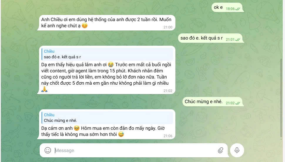 Feedback học viên