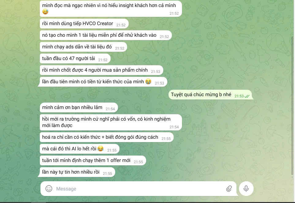 Feedback học viên