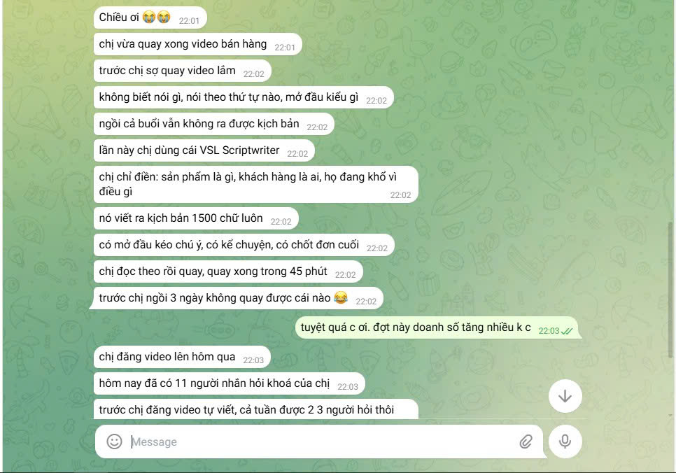 Feedback học viên