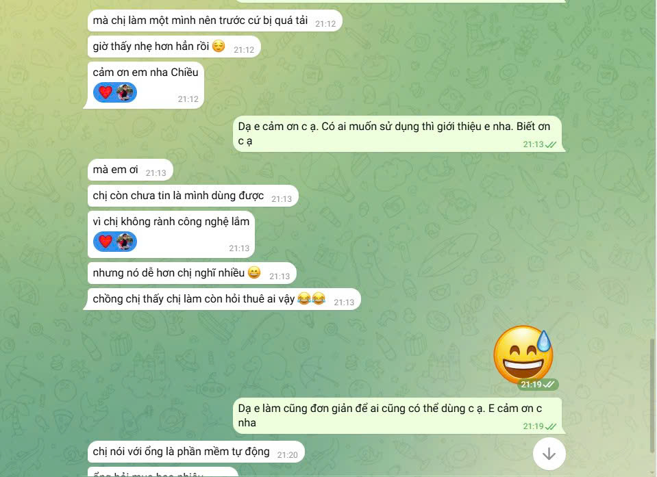 Feedback học viên