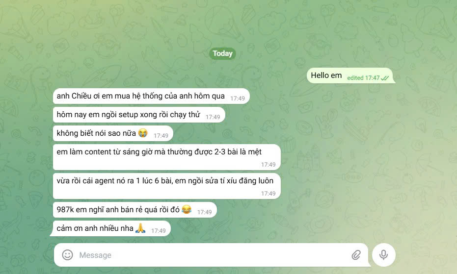 Feedback học viên