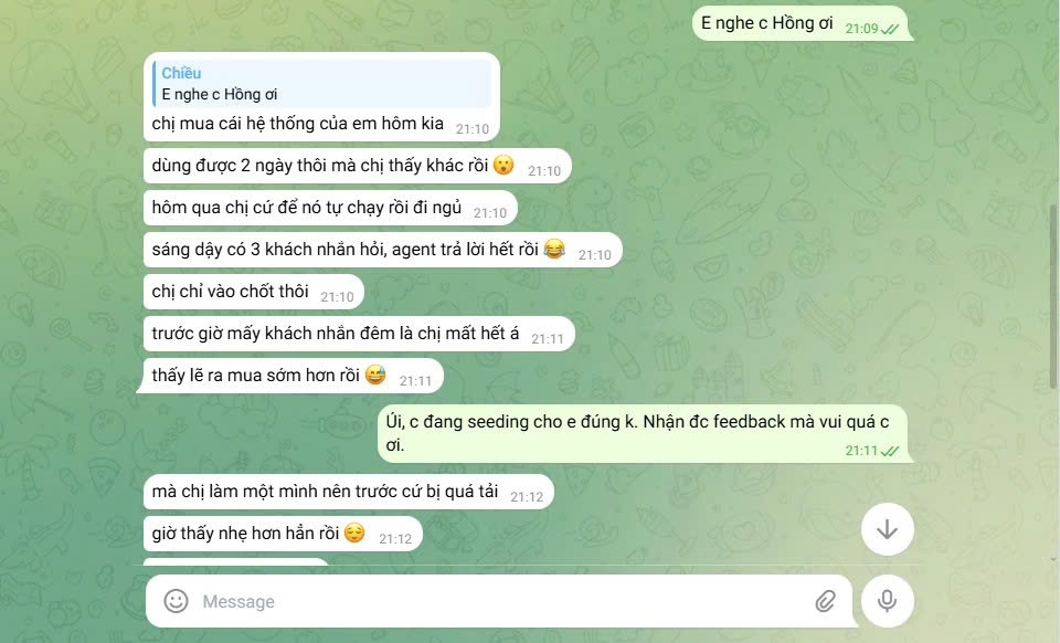 Feedback học viên