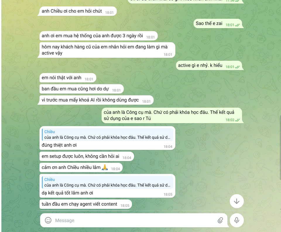 Feedback học viên