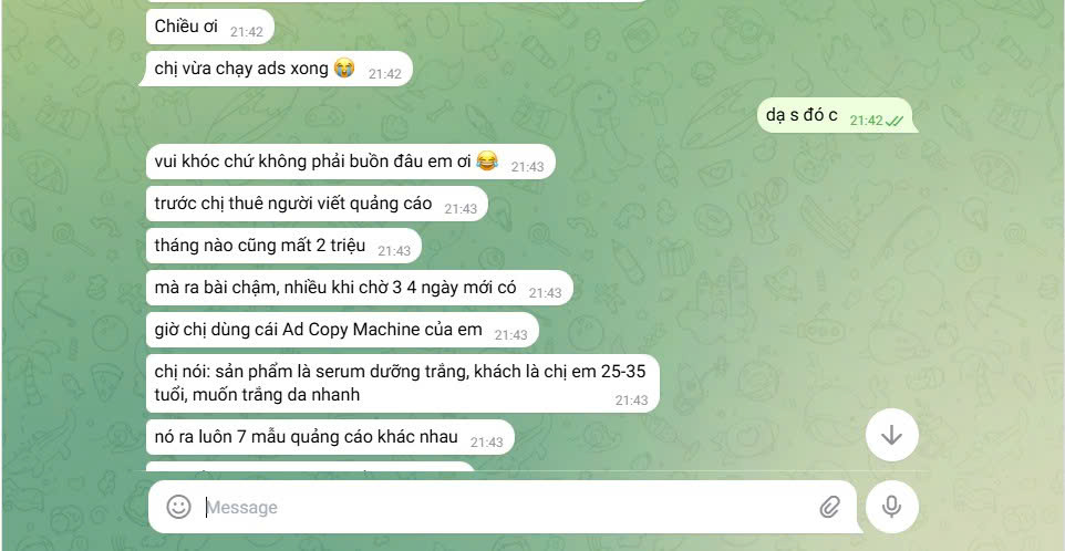 Feedback học viên