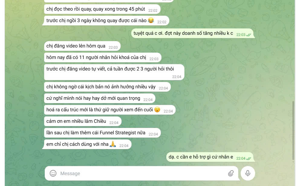 Feedback học viên