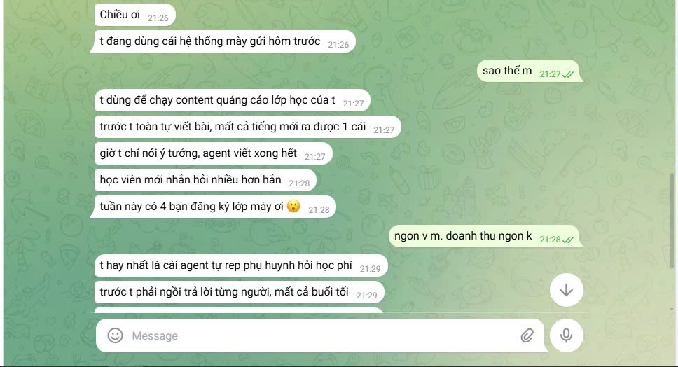 Feedback học viên
